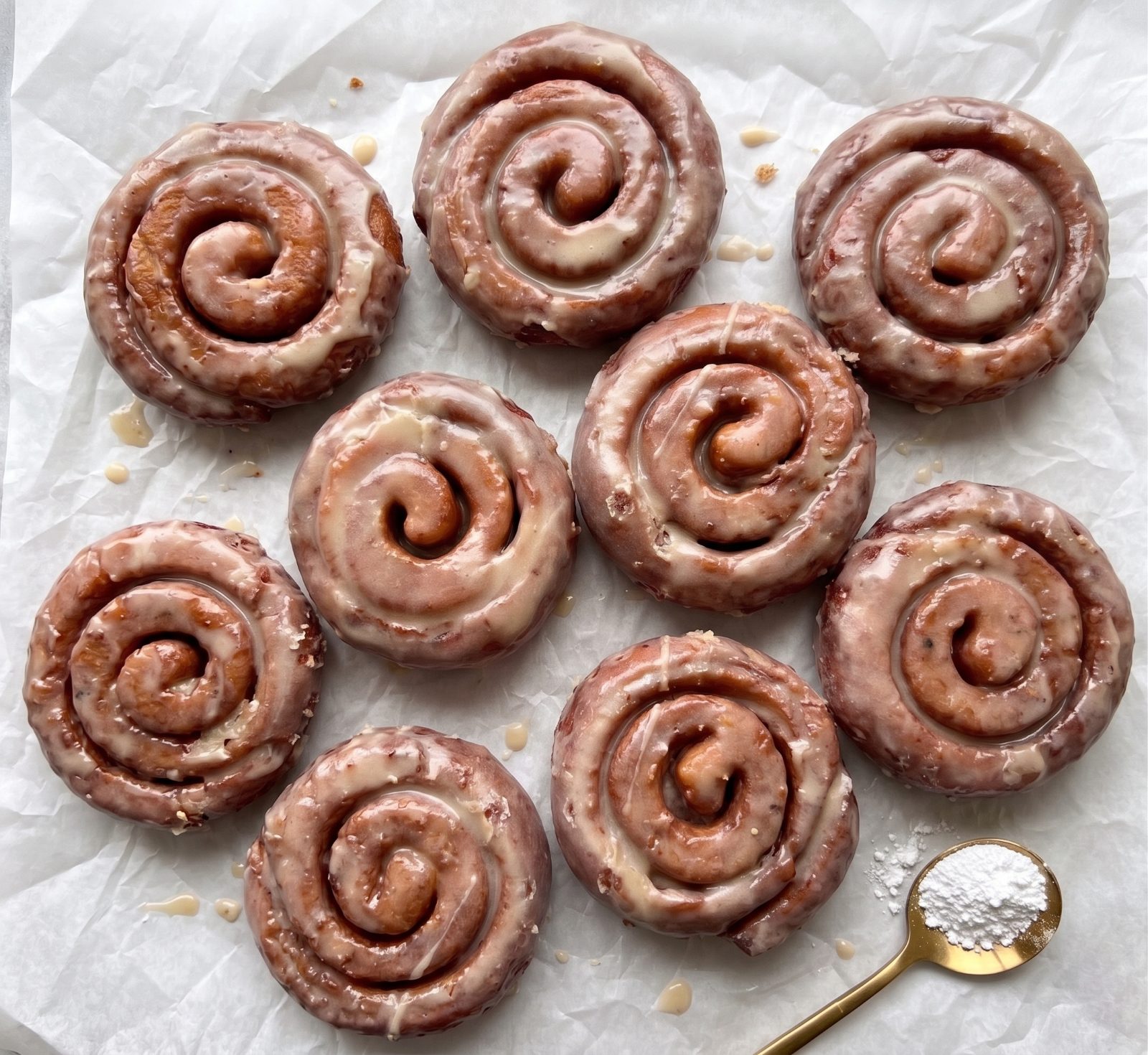 Sweet Potato Cinnamon Roll Donuts — step 12
