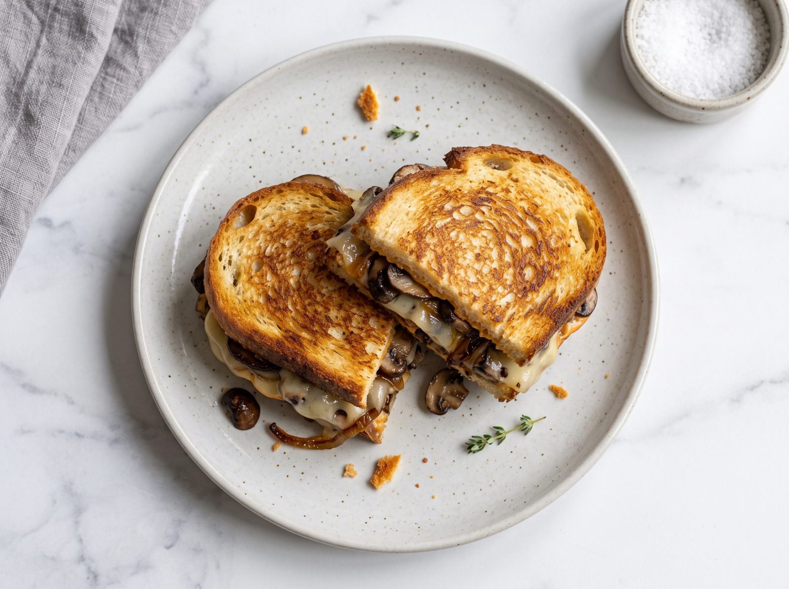Ultimate Swiss Mushroom Melt Sandwich — step 4