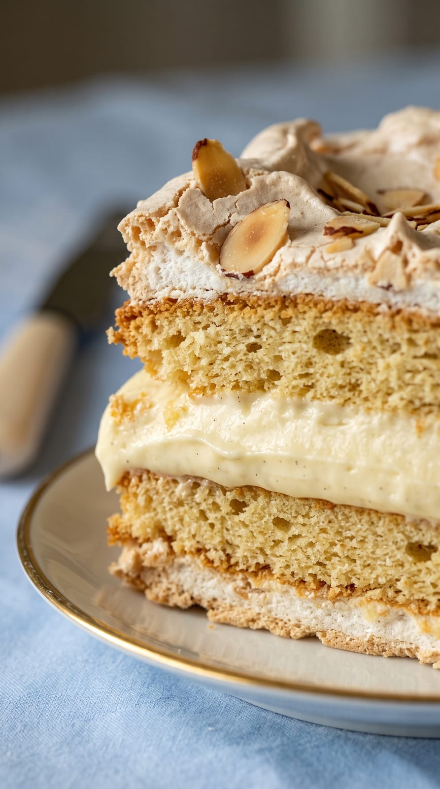 Verdens Beste Cake | Norwegian World's Best Cake with Vanilla Cream