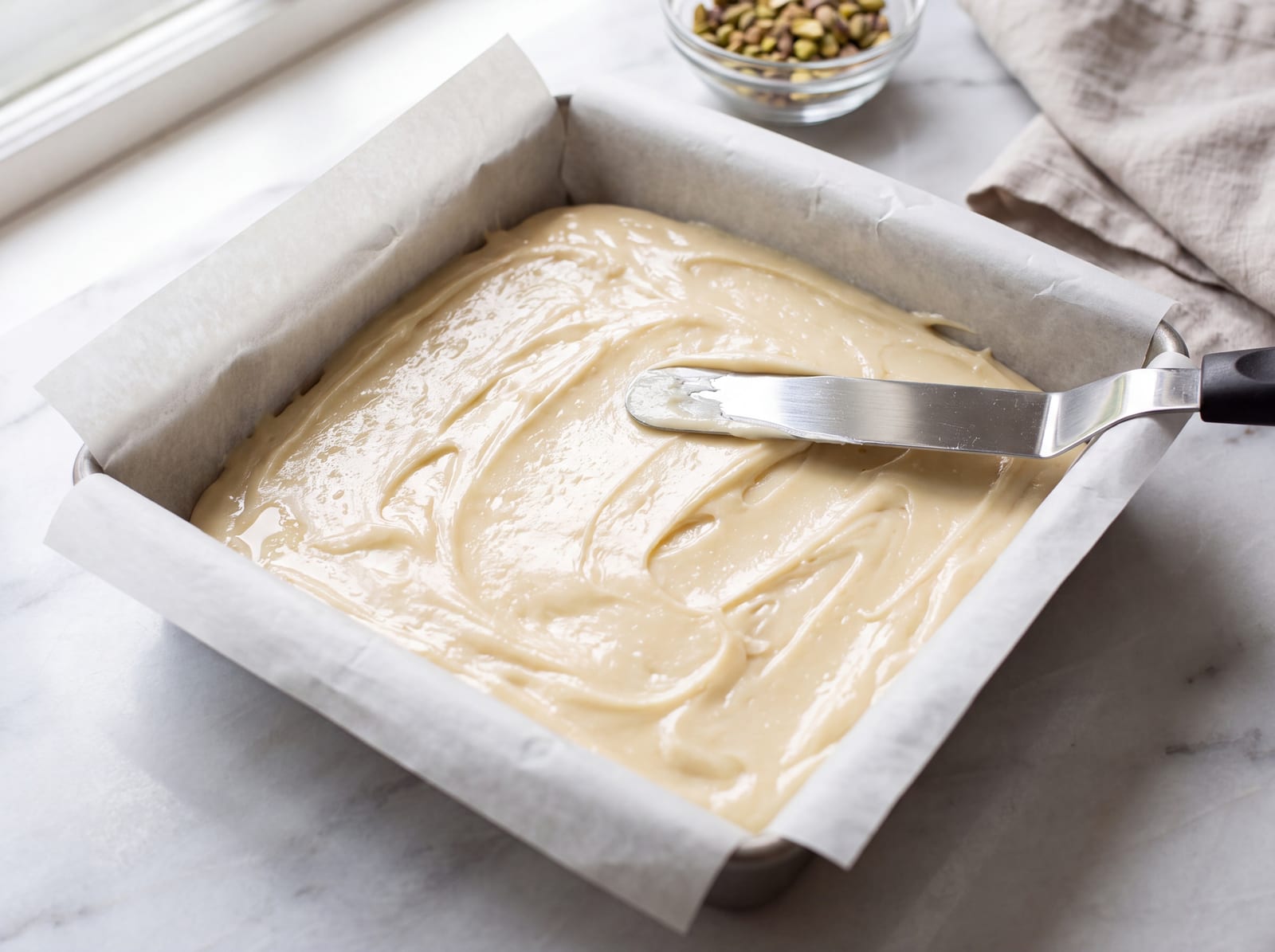 White Chocolate Candy Cane Fudge — step 4
